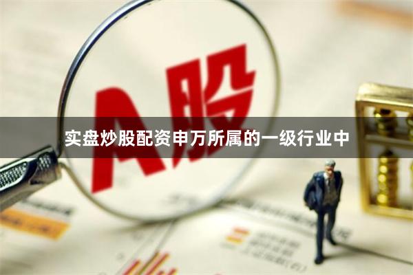 实盘炒股配资申万所属的一级行业中